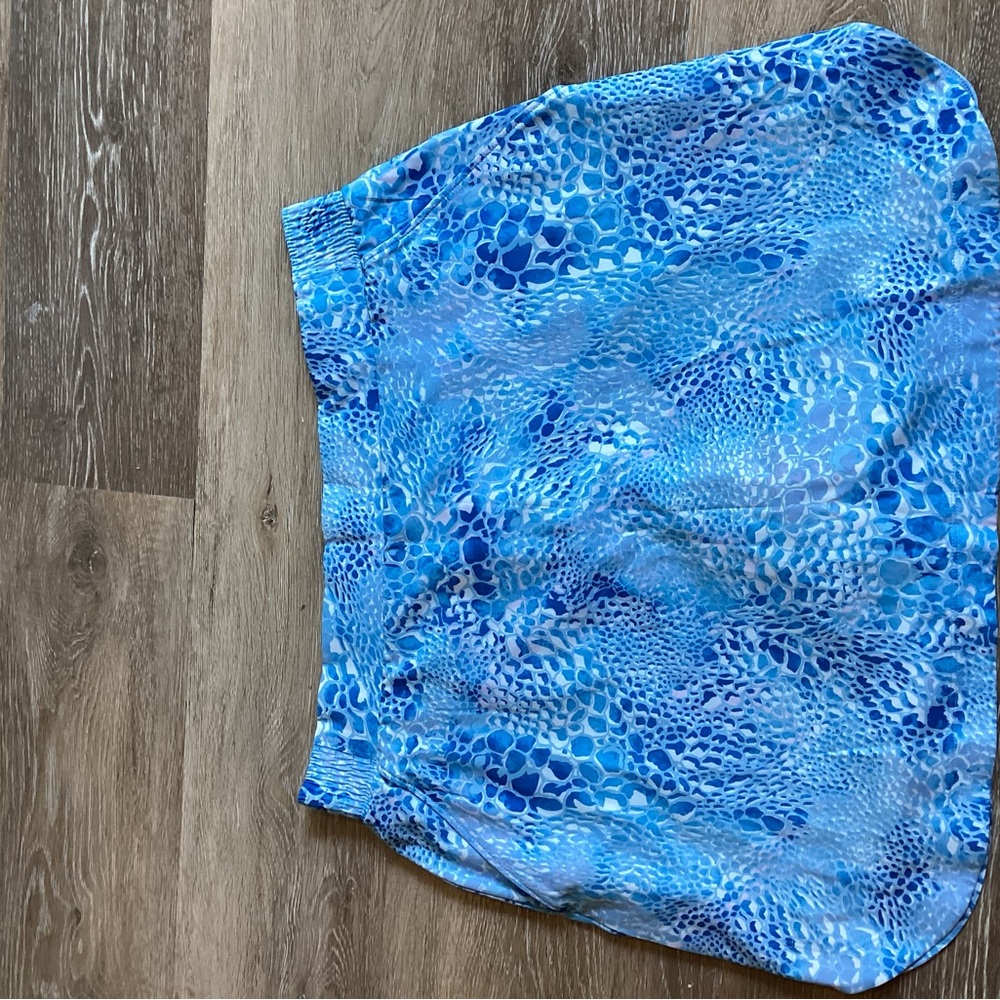 Calia Blue Patterned Golf Skirt
